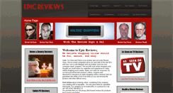 Desktop Screenshot of epicreviews.net