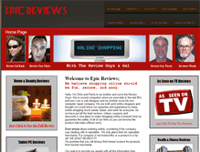 Tablet Screenshot of epicreviews.net