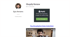 Desktop Screenshot of epicreviews.org