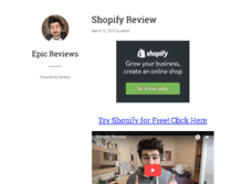 Tablet Screenshot of epicreviews.org